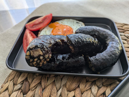 Blood sausage with buckwheat